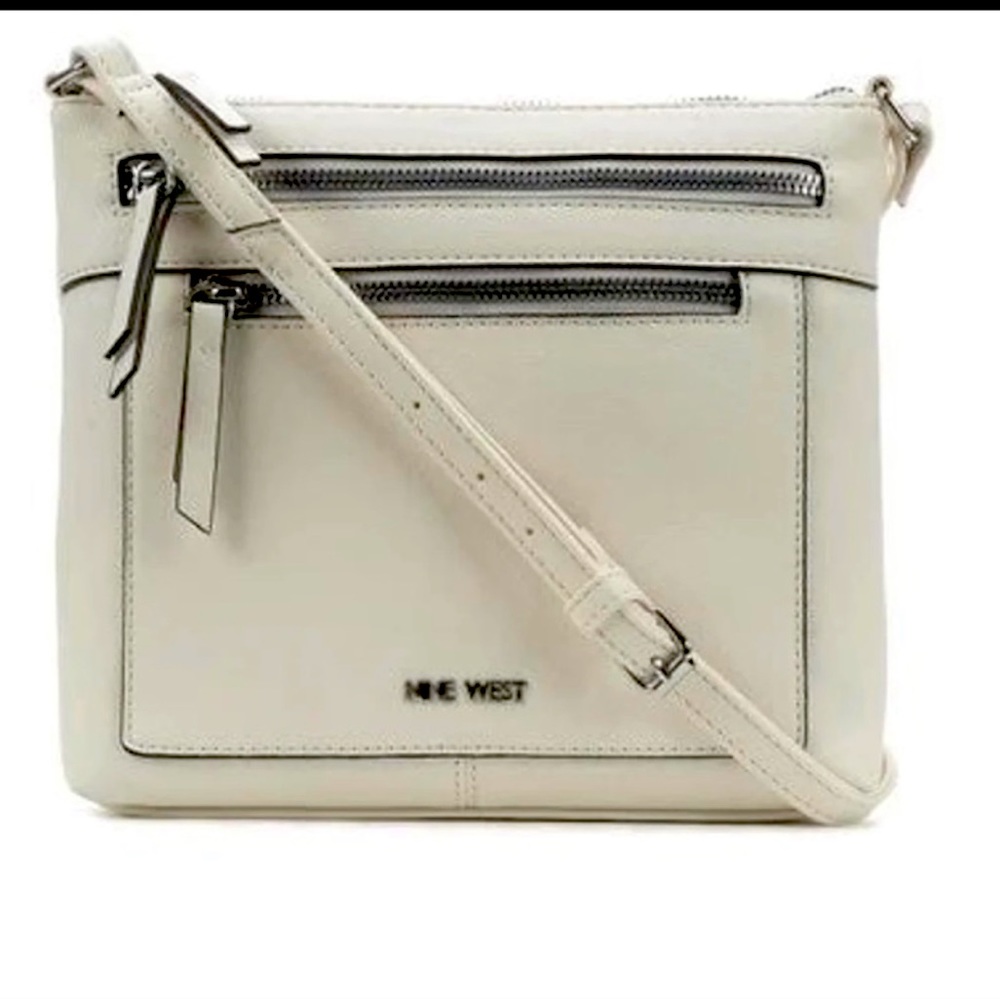 Nine West White Coralia Optic White Mini Crossbody Bag Purse